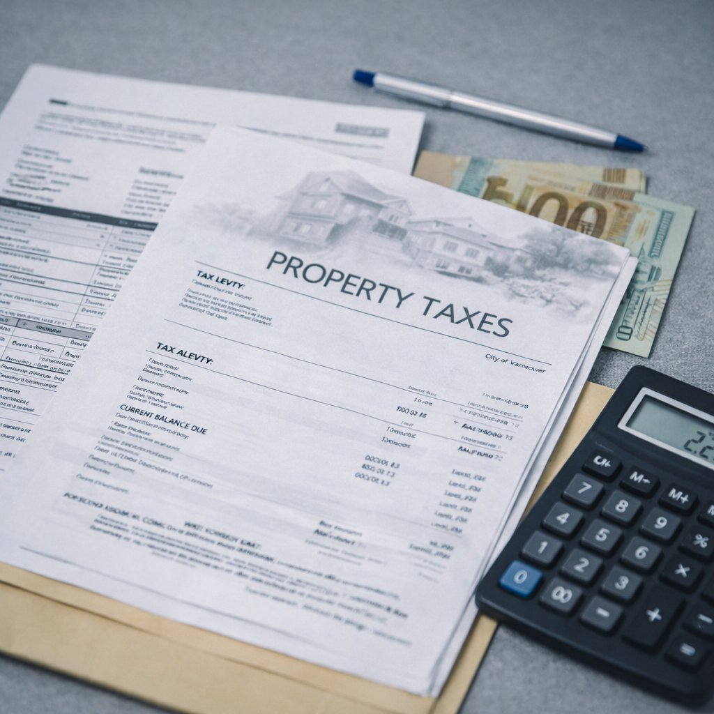 加拿大房产税单与计算器及加币